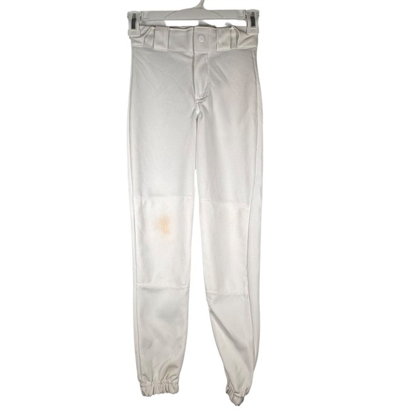 Russell Athletic Other - Russell Athletic Youth Small White Baseball Pants Double Knee Elastic Cuffs S